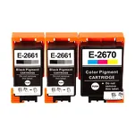 3-PAK Multibox Tusz do EPSON T2661 + T2670 black / color zamiennik - 2