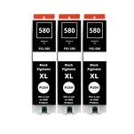 3-PAK Multibox Tusz do CANON PGI580PGBKXL black pigment zamiennik - 2