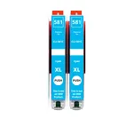 2-PAK Multibox Tusz do CANON CLI581CXL cyan zamiennik - 2