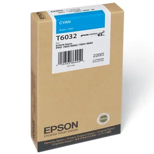 Epson tusz T6032 C13T603200 oryginalny cyan
