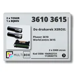 3-PAK Multibox 2x Toner + 1x Bęben do XEROX 3610 3615 106R02721 113R00773 2x5.9K/85.0K zamiennik - 2