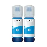 2-PAK Multibox Tusz do EPSON 113 T06B2 C13T06B240 cyan zamiennik - 2