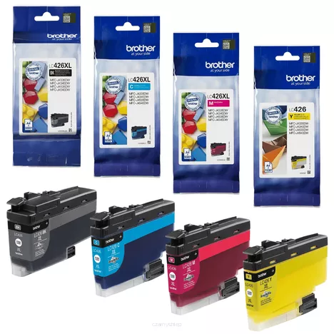 BROTHER tusz LC426XLVAL oryginalny 4-pak CMYK 6000+3x5000 stron