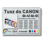 4-PAK Multibox tusz do CANON GI41 GI51 black / cyan / magenta / yellow zamiennik - 2