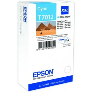 Epson tusz T7012 XXL C13T70124010 oryginalny cyan