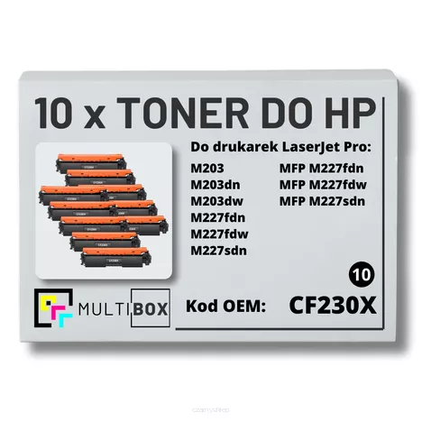Toner do HP CF230X 30X M203 M227 10-pak zamiennik Multibox