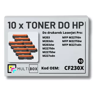 Toner do HP CF230X 30X M203 M227 10-pak zamiennik Multibox