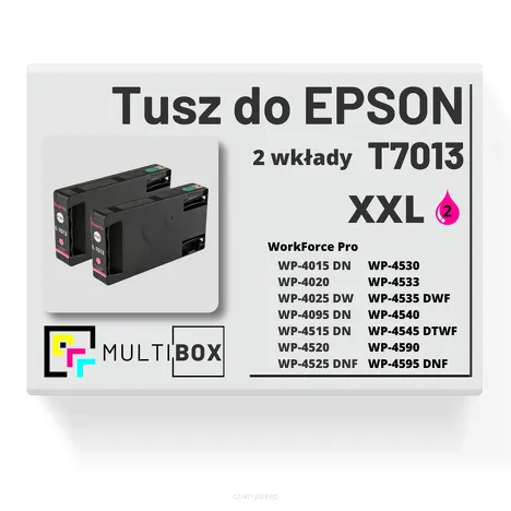 2-PAK Multibox Tusz do EPSON T7013 XXL C13T70134010 magenta zamiennik