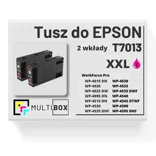 Tusz do EPSON T7013 XXL C13T70134010 2-pak magenta zamiennik Multibox