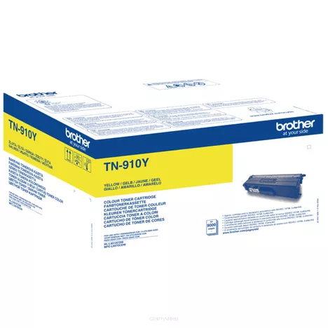 Brother toner TN910Y oryginalny yellow