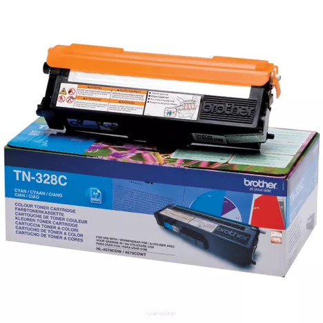 Brother toner TN328C oryginalny cyan
