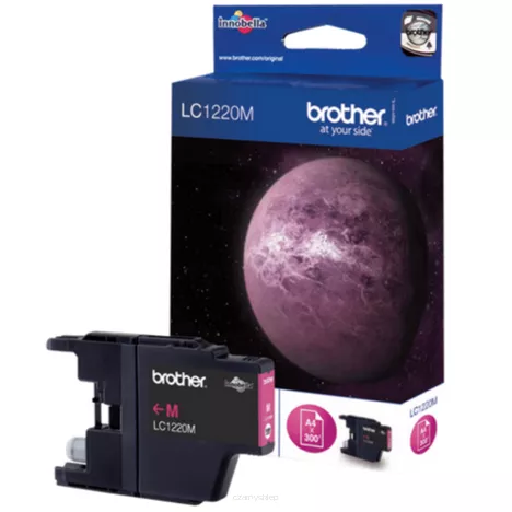BROTHER tusz LC1220M oryginalny magenta 300 stron