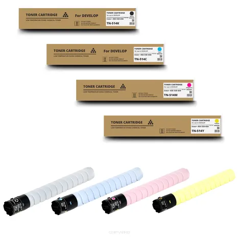 4-PAK Zamiennik Toner do DEVELOP TN514 CMYK Ineo+ 458 558 658