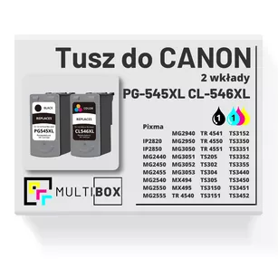 Tusz do CANON PG545XL CL546XL 2-pak black / color zamiennik Multibox