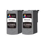 2-PAK Multibox Tusz do CANON CL546XL color zamiennik - 2