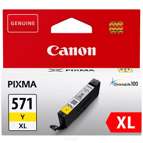 Canon oryginalny tusz CLI571Y XL 0334C001 yellow