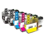 5-PAK Multibox Tusz do BROTHER LC422 cyan / magenta / yellow / black zamiennik - 2