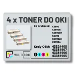 4-PAK Multibox Toner do OKI C5600 C5700 black/cyan/magenta/yellow zamiennik - 2