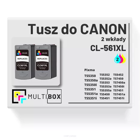 Tusz do CANON CL561XL 2-pak color zamiennik Multibox