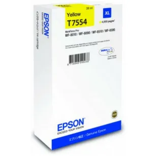 Epson tusz T7554 XL C13T755440 oryginalny yellow