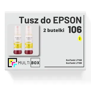 Tusz do EPSON 106 T00R4 C13T00R440 2-pak yellow zamiennik Multibox