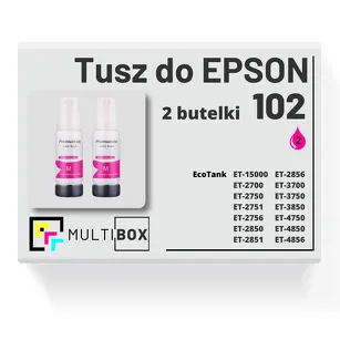 Tusz do EPSON 102 T03R3 C13T09R34010 2-pak magenta zamiennik Multibox