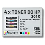 4-PAK Multibox Toner do HP 201X CMYK CF400X CF401X CF402X CF403X zamiennik - 2