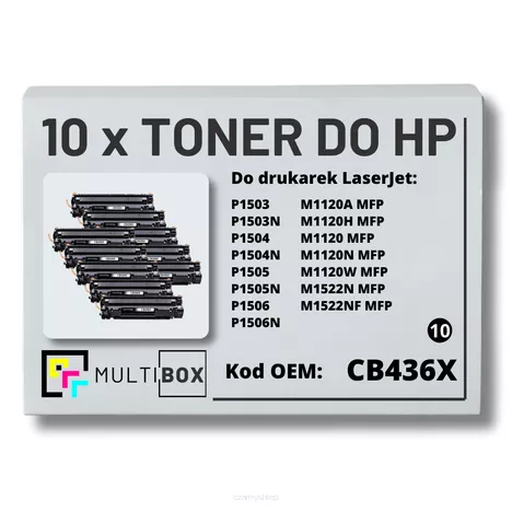 Toner do HP CB436X 36X P1505 M1120 10-pak zamiennik Multibox