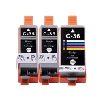 3-PAK Multibox Tusz do CANON PGI35 CLI36 black / color zamiennik - 2