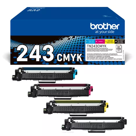 Brother toner TN243CMYK 4-pak oryginalny cyan / magenta / yellow / black