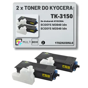 2-PAK Multibox Toner do KYOCERA TK3150 1T02NX0NL0 M3040 M3540 2x14.5K zamiennik