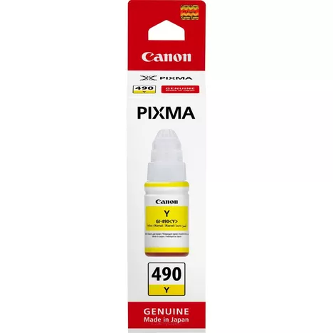 Canon oryginalny tusz GI490Y 0666C001 yellow