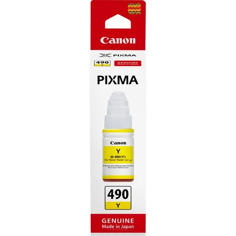 Canon oryginalny tusz GI490Y 0666C001 yellow