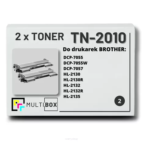 Toner do BROTHER TN2010 2-pak Multibox zamiennik