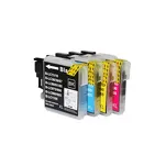 4-PAK Multibox Tusz do BROTHER LC1100 - 2