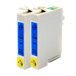 2-PAK Multibox Tusz do EPSON T0712 C13T07124011 cyan zamiennik - 2