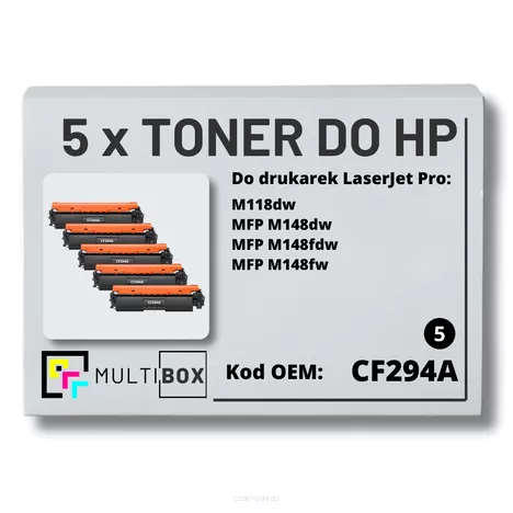 Toner do HP CF294A 94A M118 M148 5-pak zamiennik Multibox