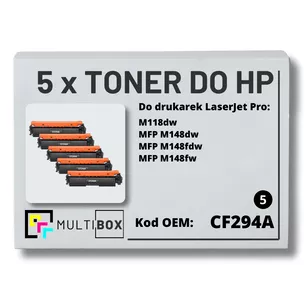 Toner do HP CF294A 94A M118 M148 5-pak zamiennik Multibox