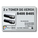 2-PAK Multibox Toner do XEROX B400 B405 106R03581 5.9K zamiennik - 2