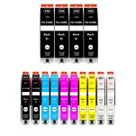 14-PAK Multibox Tusz do CANON PGI550XL CLI551XL  black pigment / black / cyan / magenta / yellow / grey zamiennik - 2