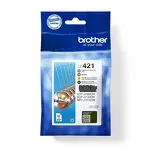 BROTHER tusz LC421VAL oryginalny 4-pak CMYK 4x200 stron - 2