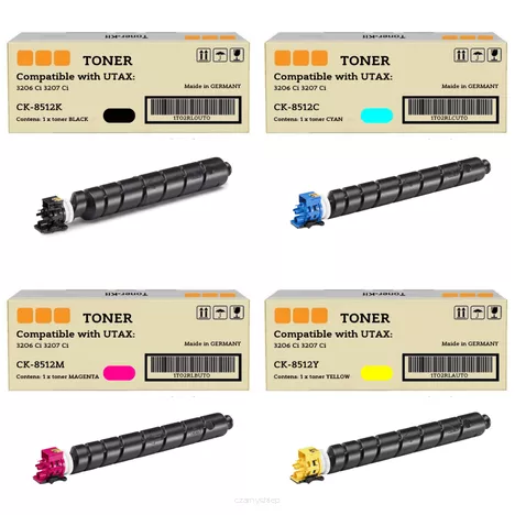 4-PAK Zamiennik Toner do UTAX CK8512 CMYK 25.0K/3x15.0K