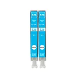 2-PAK Multibox Tusz do CANON CLI526C cyan zamiennik - 2