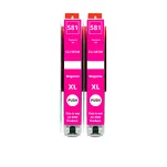 2-PAK Multibox Tusz do CANON CLI581MXL magenta zamiennik - 2