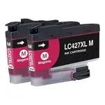 2-PAK Multibox Tusz do BROTHER LC427XLM magenta zamiennik - 2