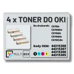 4-PAK Multibox Toner do OKI C610 black/cyan/magenta/yellow zamiennik - 2