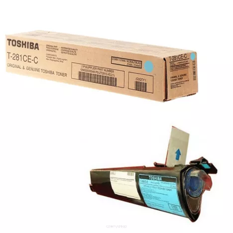 EOL TOSHIBA toner T281CEC cyan oryginalny 6AK00000046 10000 stron.