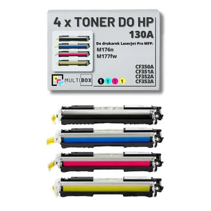 4-PAK Multibox Toner do HP 130A CMYK CF350A CF351A CF352A CF353A zamiennik