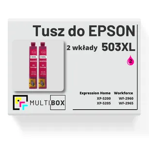 Tusz do EPSON 503XL T09R3 C13T09R34010 2-pak magenta zamiennik Multibox