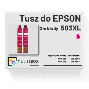 2-PAK Multibox Tusz do EPSON 503XL T09R3 C13T09R34010 magenta zamiennik